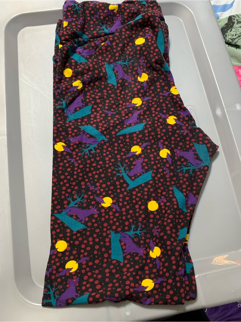 Halloween werewolf leggings